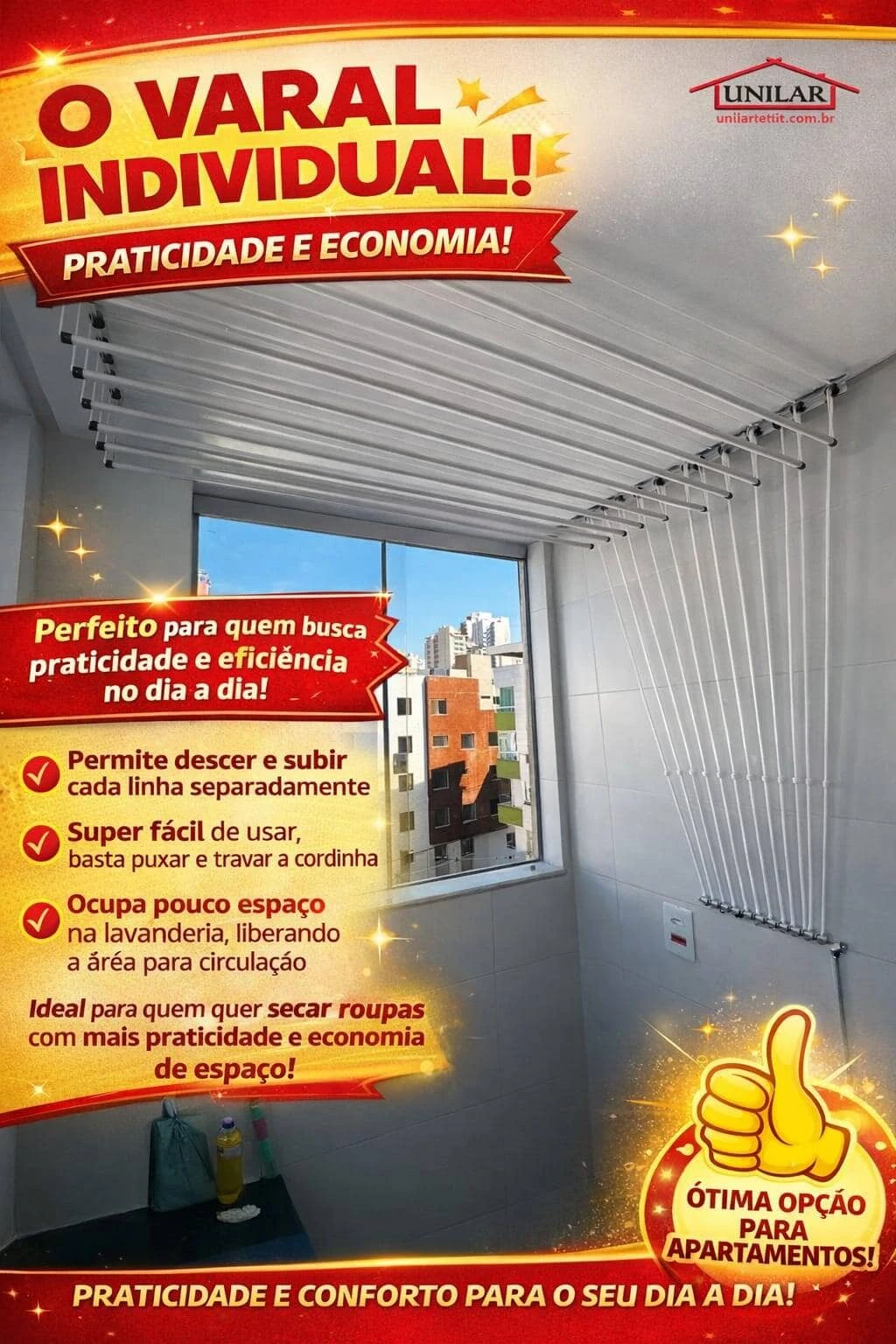 Varal Individual - Foto 4
