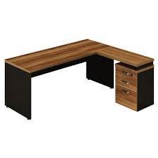 Mesa em L com pedestal - Foto 1