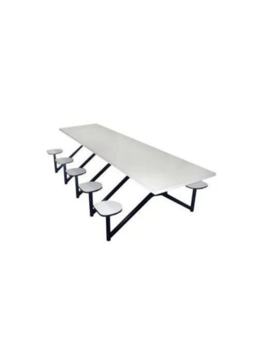 Mesa Refeitório Escolar com Banco Acoplado Fixo - Foto 1