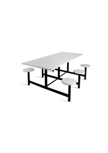 Mesa Refeitório com Assentos Fixos - Foto 1