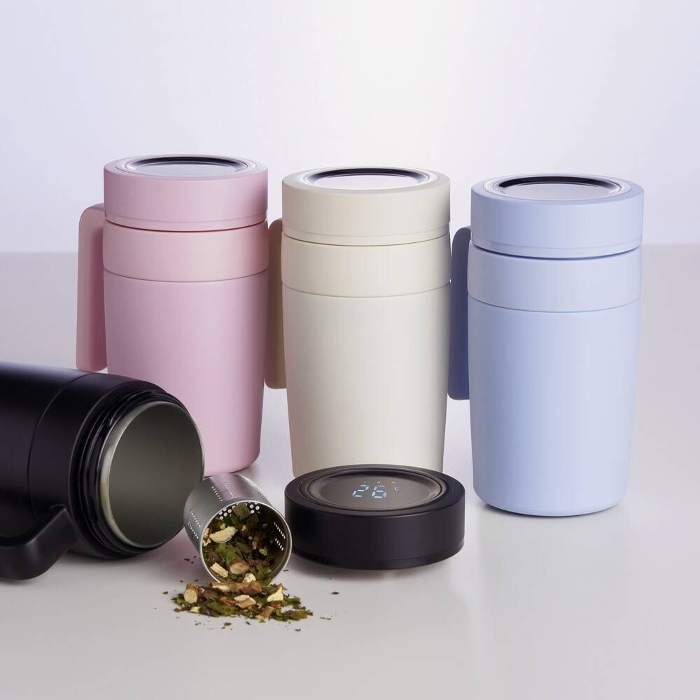 Caneca Térmica Inox 500ml com Display LED - Foto 5