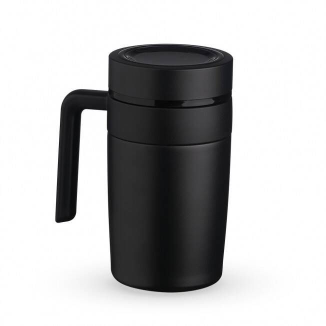 Caneca Térmica Inox 500ml com Display LED - Foto 1