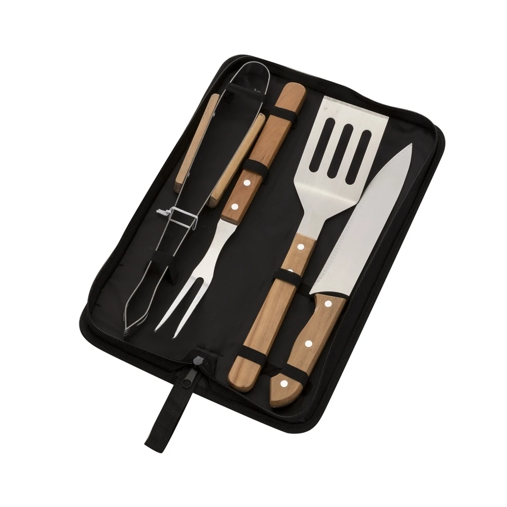 Kit churrasco 04 peças - Bari - Foto 1