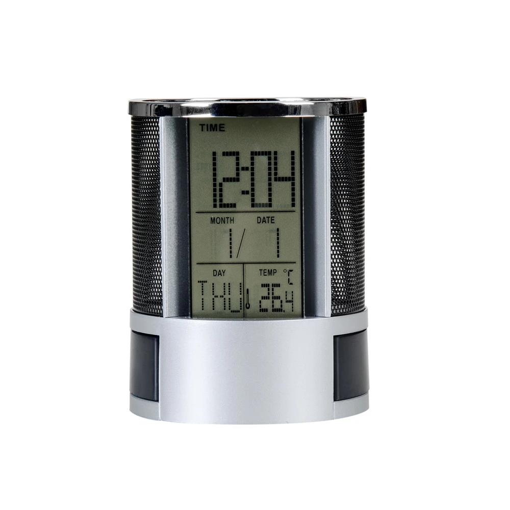 Porta canetas com relógio 3328 - Foto 3