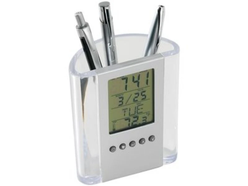 Porta canetas com relógio BK62 - Foto 2