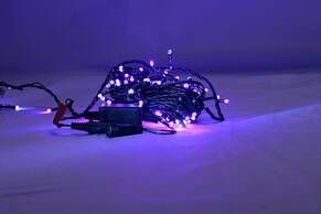 CORDÃO 150 LEDS COM ESTROBOS B FRIO - Foto 1