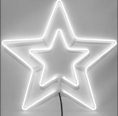 ESTRELAS DE NEON 55CM - Foto 1