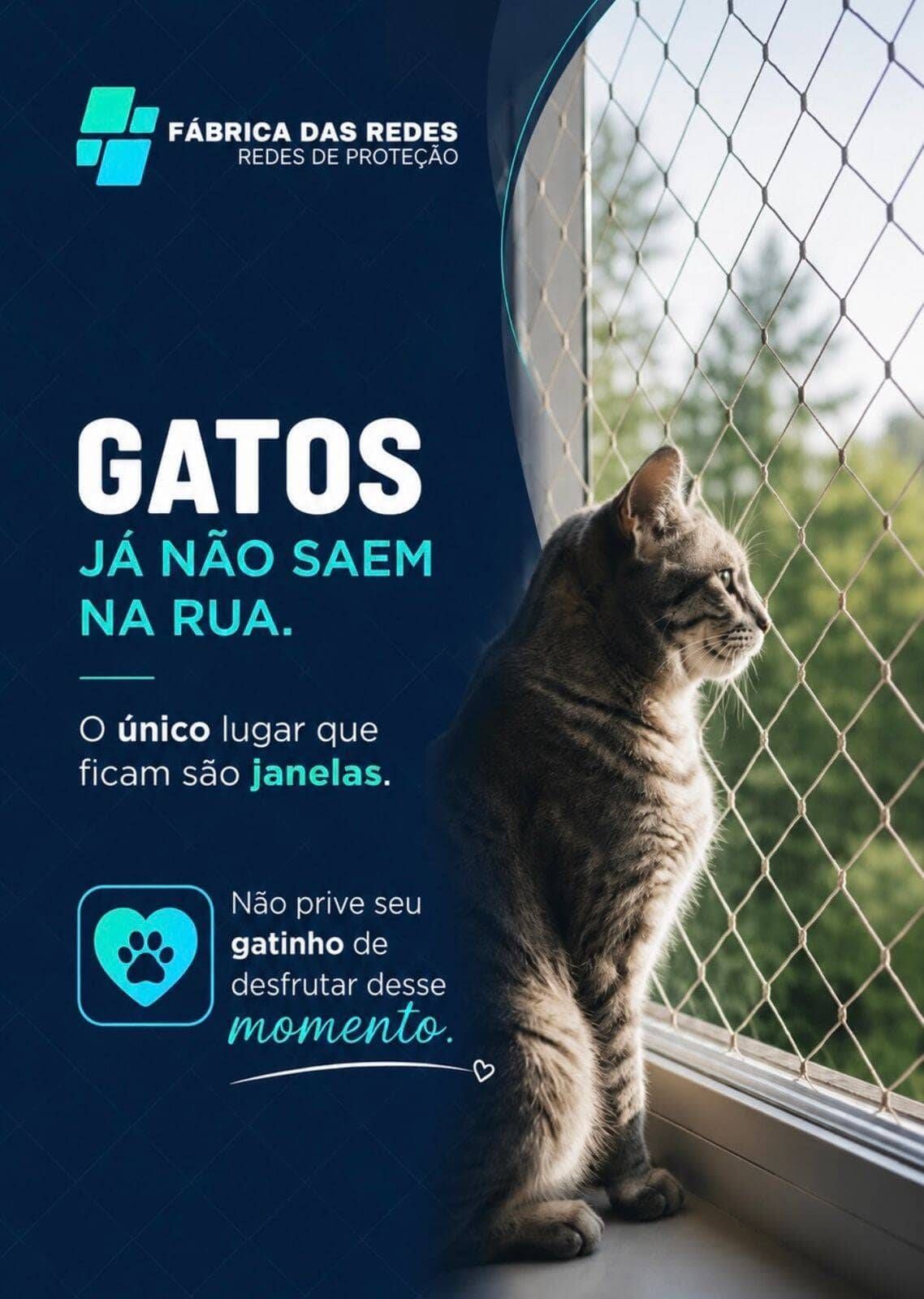 Redes de Proteção Para Gatos - Foto 1