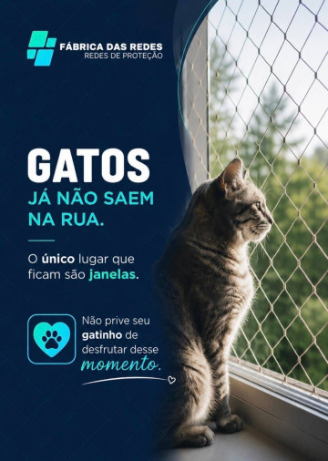 Redes de Proteção Para Gatos - Foto 1