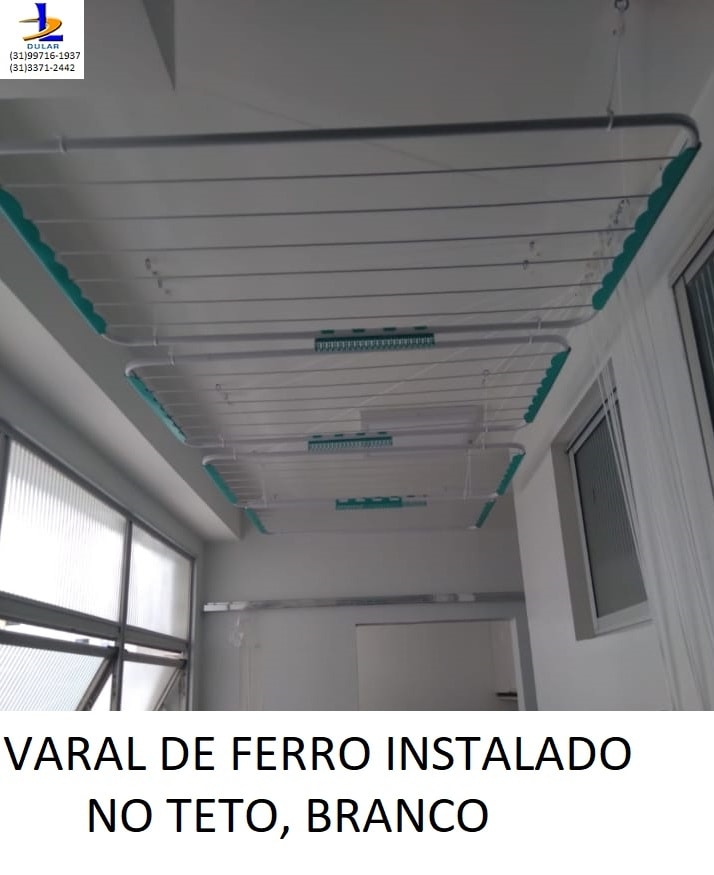Varal de Roupa Comum Ferro - Foto 1