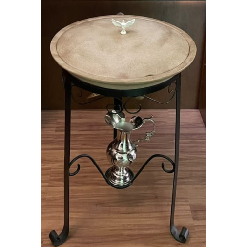 Pia Batismal de Fibra com base de ferro - Foto 1