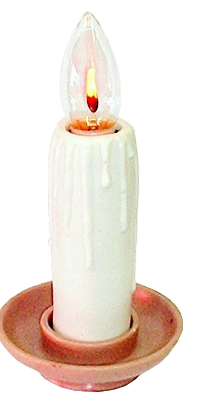 VELA DE RESINA COM LÂMPADA CHAMA - Foto 1