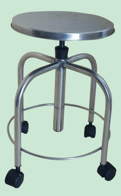 Banqueta Giratória Inox - Foto 1