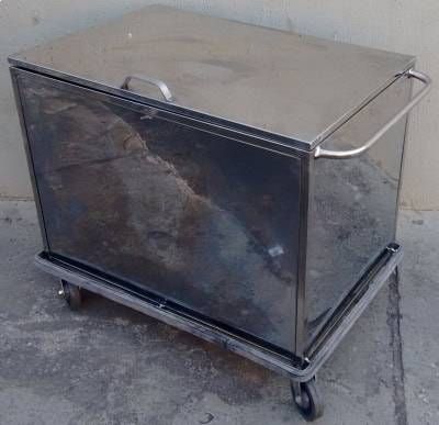 Carro Transporte Fechado com tampo Inox - Foto 2