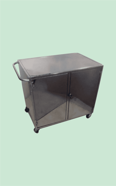 Carro transporte fechado em inox - Foto 1