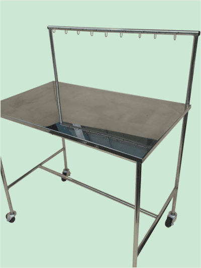 Mesa Instrumental com varal Inox - Foto 1