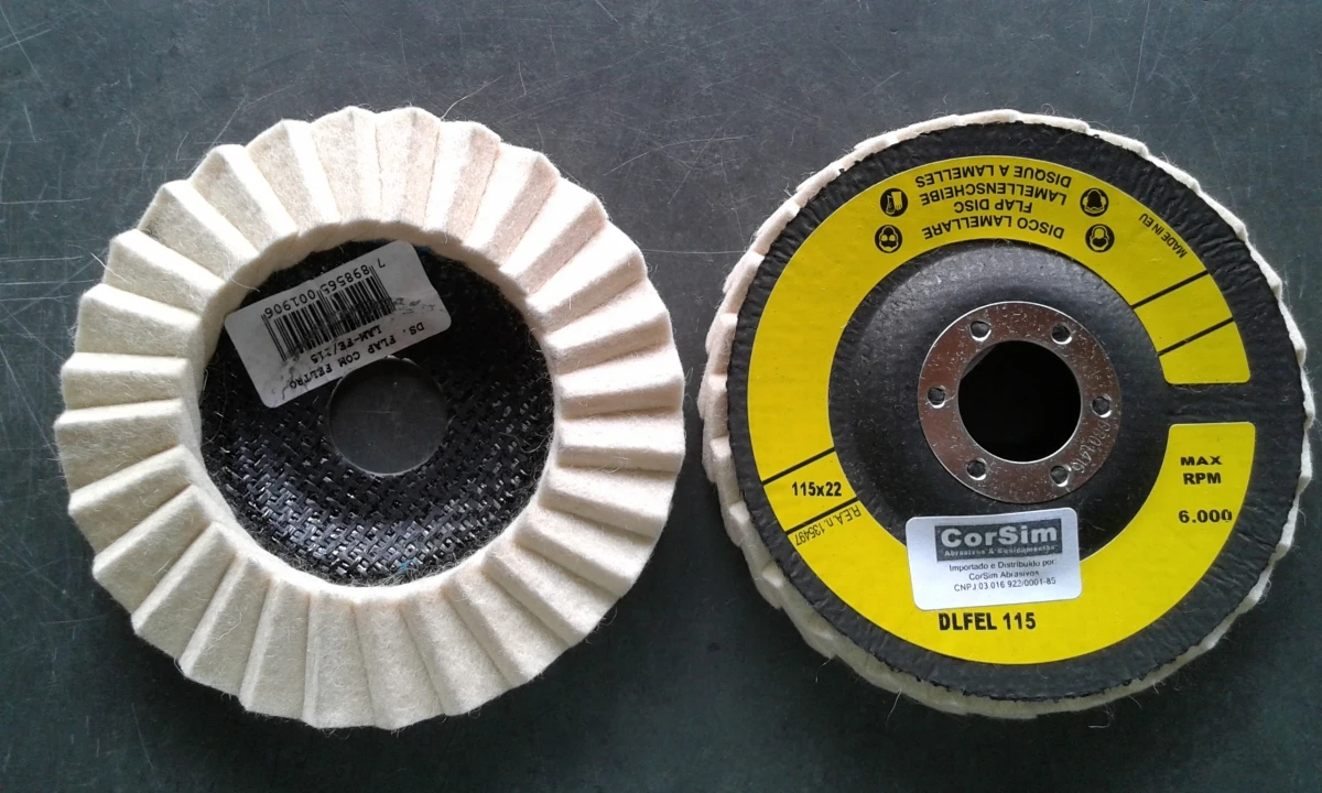 FLAP DE FELTRO 115MM