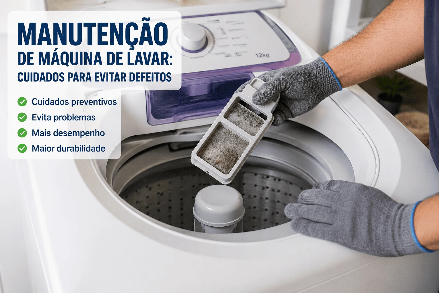 Manutenção de Máquina de Lavar: Cuidados para Evitar Defeitos