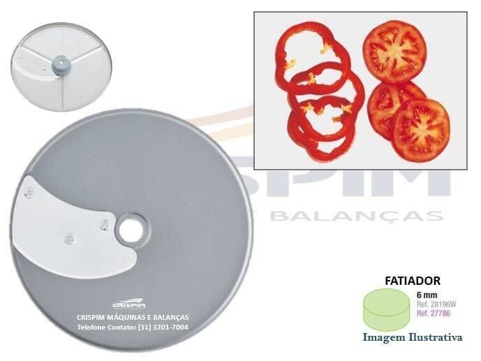 DISCO ROBOT COUPE FATIAR 6MM-EXPERT-MINERAL+ - Foto 1