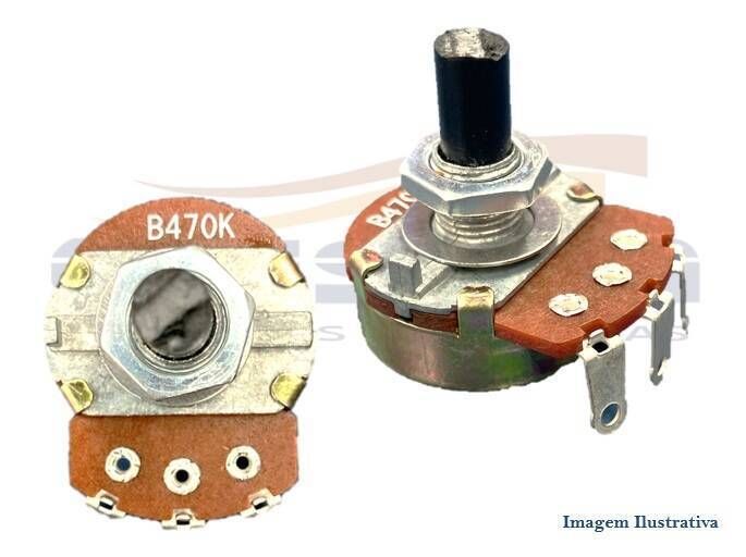 POTENCIOMETRO R.BAIAO 470K PLACA RELE 11 - Foto 1