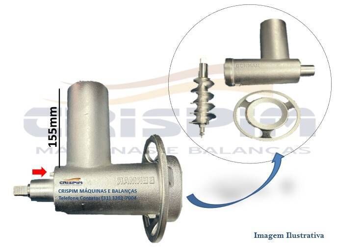 BOCAL COMPLETO B-22 BERMAR NOVO ALONGADO - Foto 1