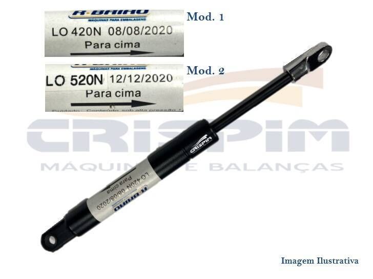 AMORTECEDOR A GAS MÁQ. VÁCUO R.BAIÃO BD-620 LO 420 - Foto 1
