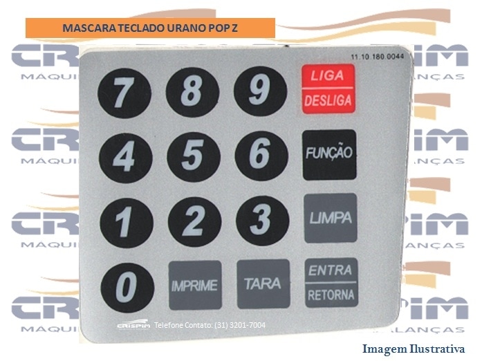 MASCARA TECLADO URANO POP Z - Foto 1