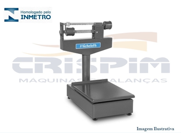 BALANÇA MECÂNICA PESADORA MICHELETTI 150KG - MIC-1 - Foto 1