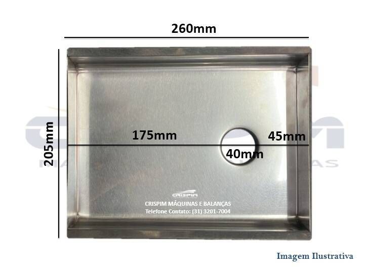 BANDEJA INOX B-08 BECCARO (PBM-08I) - Foto 1