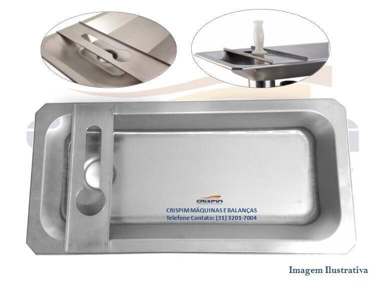 BANDEJA INOX B-98 CAF C/TRAVA NR-12 - Foto 1