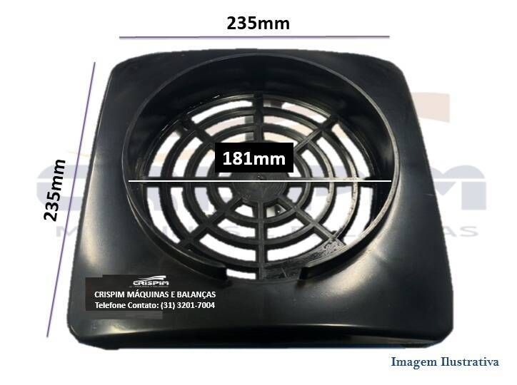 BASE QUADRADA PLASTICA LIQUIDIFICADOR METVISA LQL - Foto 1