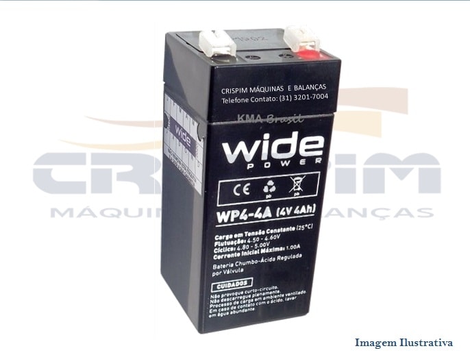 BATERIA 4V 4AH PARA BALANÇA - Foto 1