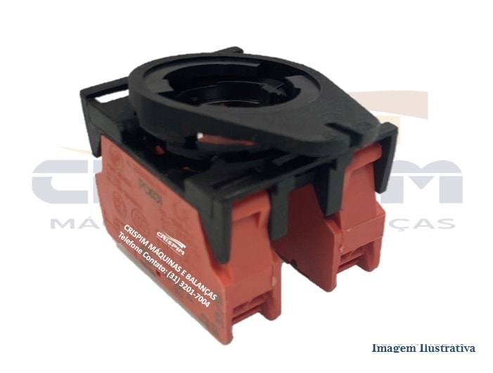 BLOCO DE CONTATO BOTAO EMERGENCIA TOLEDO 9300 - Foto 1