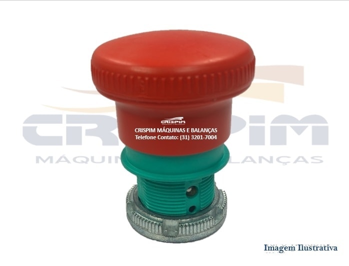 BOTAO EMERGENCIA CORTA-FRIOS TOLEDO 9300 - Foto 1