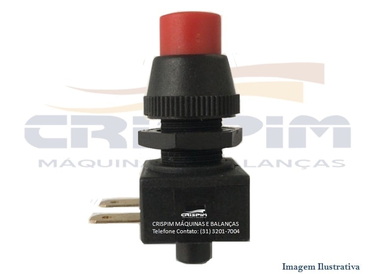 BOTÃO ACIONAMENTO DA SOLDA MAQ. VACUO TECMAQ - Foto 1