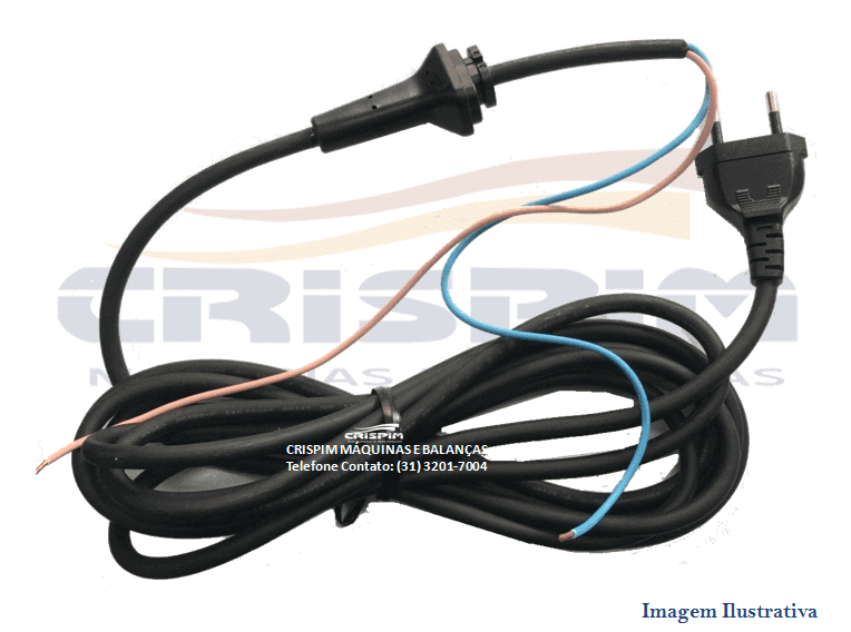 CABO DE ALIMENTAÇÃO ROBOT CMP E MPC CONTENDO PLUG - Foto 1