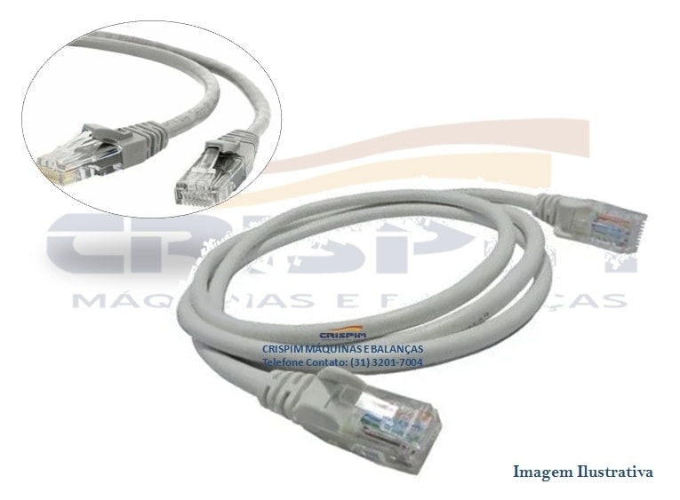 CABO P/ADAPTADOR SERIAL BALANÇA URANO POP LIGHT - Foto 1