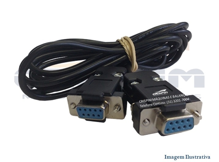 CABO SERIAL UPX RS 232 CS DB-9 (FEMEA/FEMEA) - Foto 1