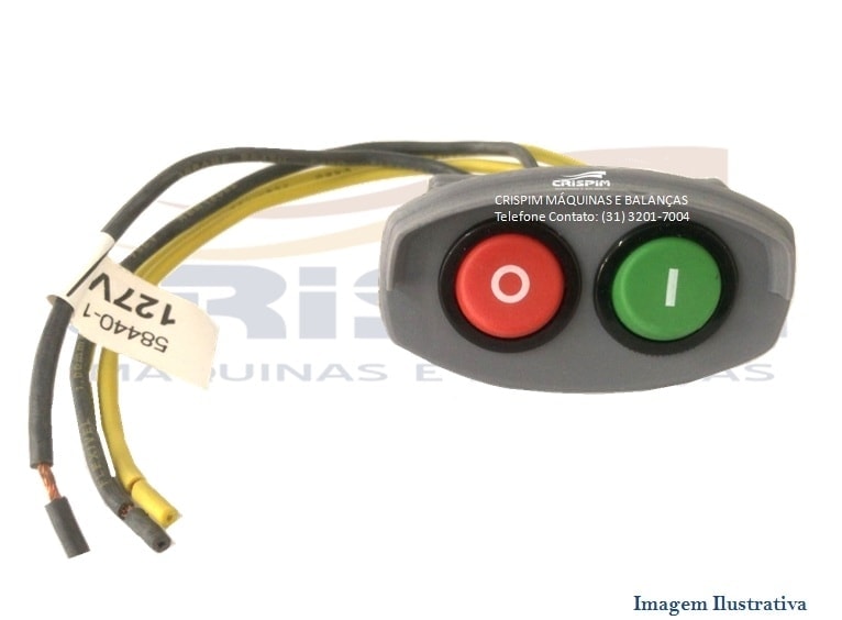 CHAVE L/D TECLA COMPLETA SIEMSEN 127V (58440-1) - Foto 2
