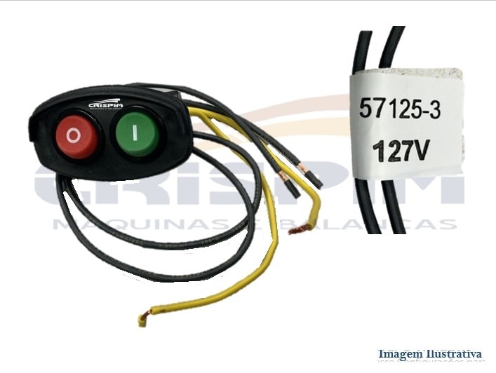 CHAVE L/D TECLA COMPLETA SIEMSEN 127V (57125-3) - Foto 2