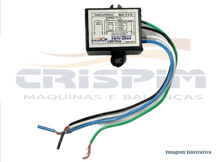 CHAVE PARTIDA CAPACITOR 216/259 MOEDOR ARBEL - Foto 1
