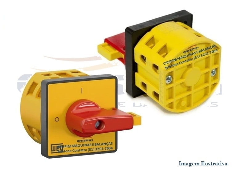 CHAVE SECCIONADORA ROTATIVA WEG MSW 20A 3 POLOS - Foto 1