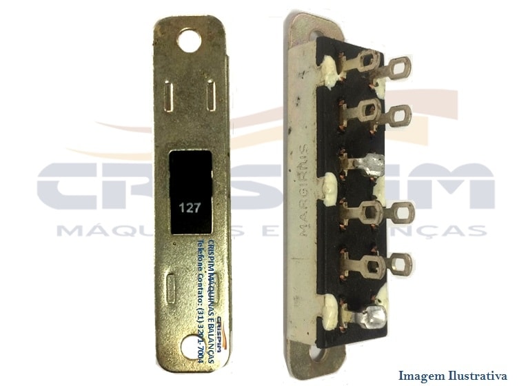 CHAVE SELETORA 10A/15A 13 X 56 MM HH 401 CORTA-FRI - Foto 2