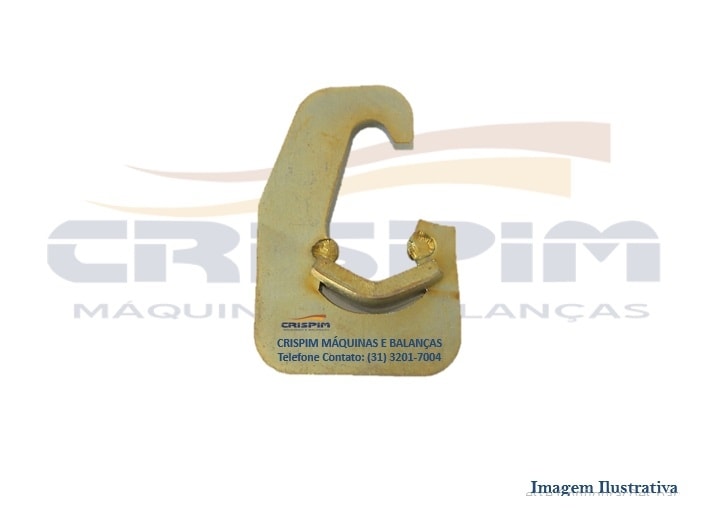 CONJUNTO GANCHO CURTO BALANÇA MECANICA TOLEDO - Foto 1