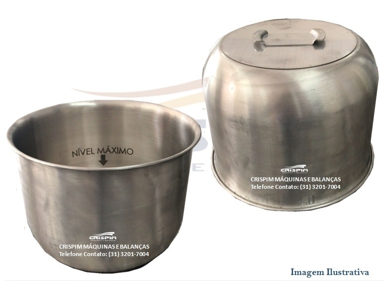 CONJUNTO PANELA INOX BATEDEIRA G.PANIZ BP-12 C/ TR - Foto 1