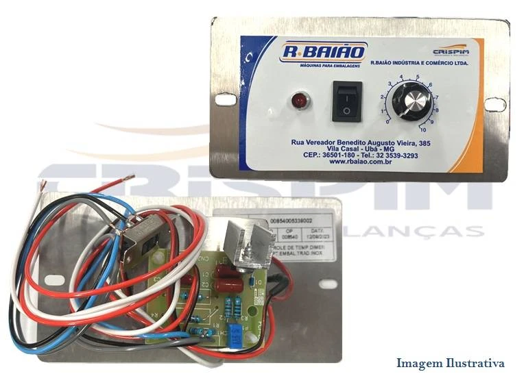 CONTROLE DE TEMP DIMER ADAPT R.BAIAO INOX - Foto 2