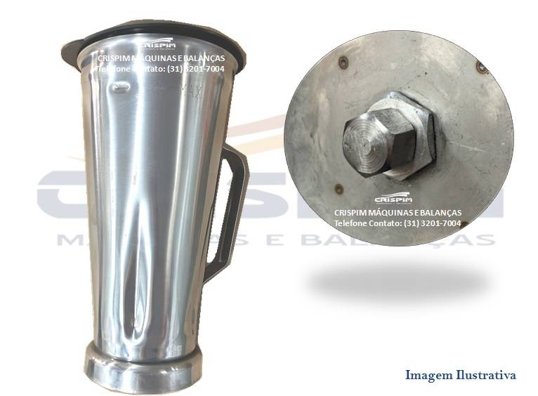 COPO COMPLETO LIQUIDIFICADOR METVISA LAR-2 INOX - Foto 1