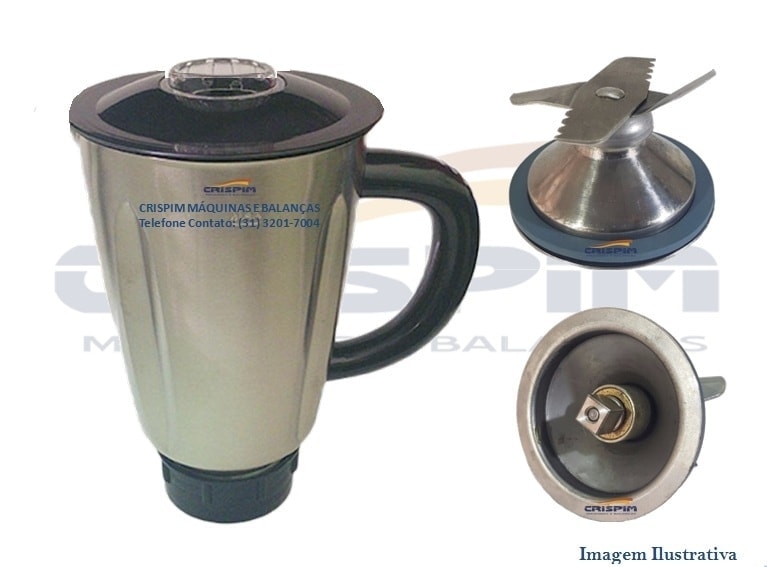 COPO COMPLETO LIQUIDIFICADOR SIEMSEN LI 2,0 INOX - Foto 1