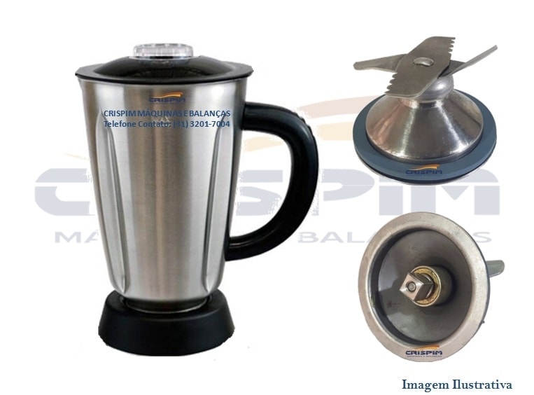 COPO COMPLETO LIQUIDIFICADOR SIEMSEN LI 1,5N INOX - Foto 1