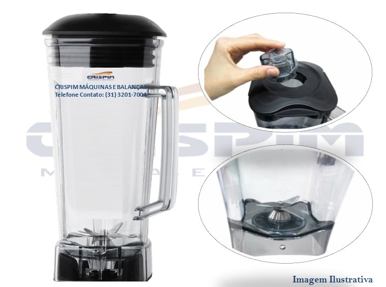 COPO COMPLETO LIQUIDIIFICADOR METVISA 2LT BL 767 - Foto 1
